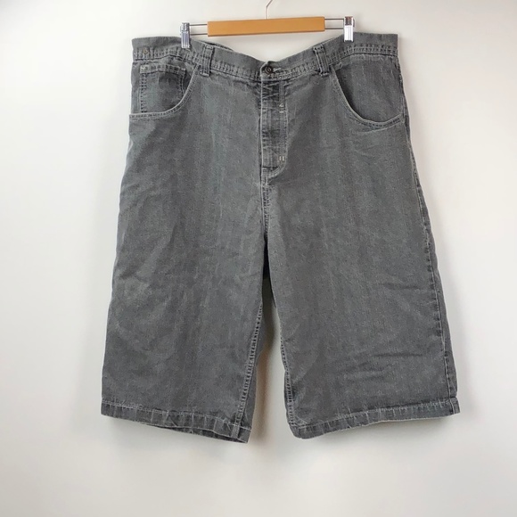 Southpole Gray Bermuda Denim Jean Shorts - Picture 1 of 5